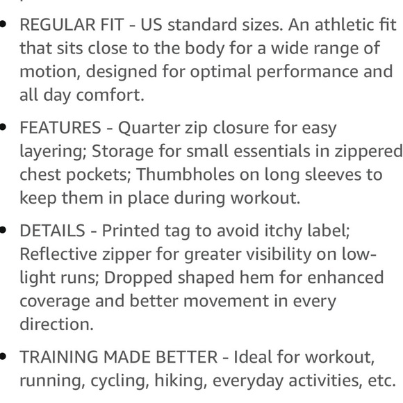 Liberty Pro quarter zip performance pull over with pockets. - Picture 7 of 7